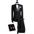 Elegant Slim Fit Double Breasted Men’s Tuxedo Suit Set for Formal Weddings and Business Events – Includes Jacket and Pants in a Sophisticated Style